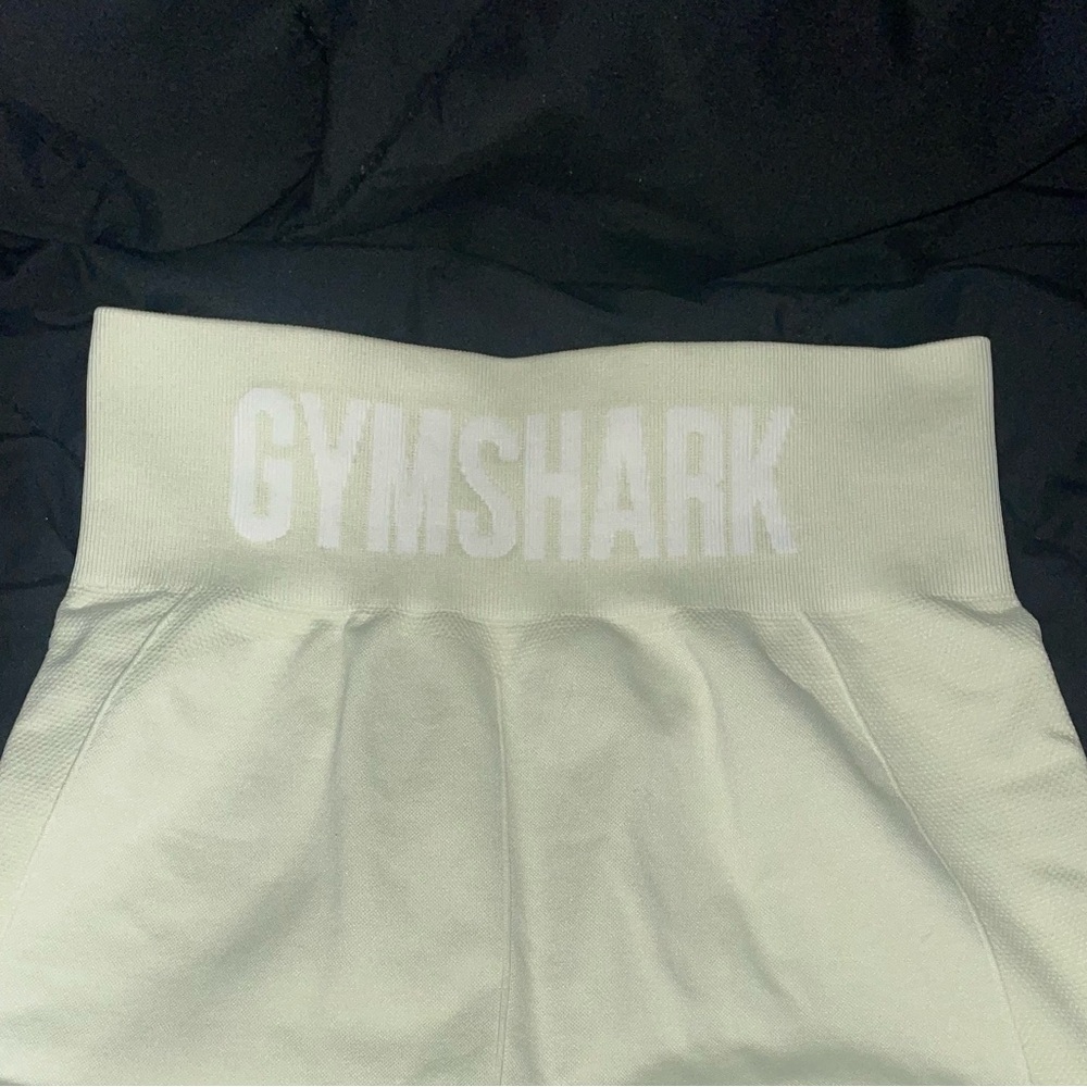 Gymshark Women's Light Blue Biker Workout/Gym Shorts